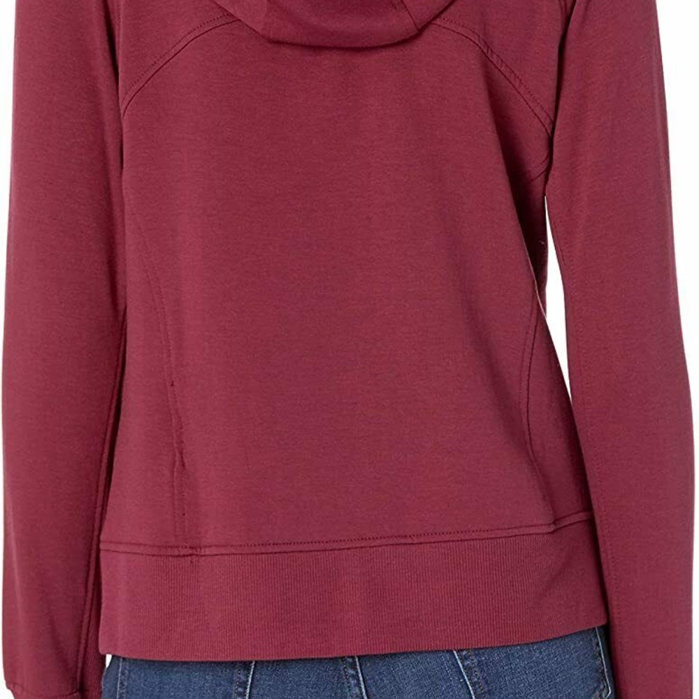 Danskin womens Double Collar Full Zip Hooded Jacke - Picture 6 of 6